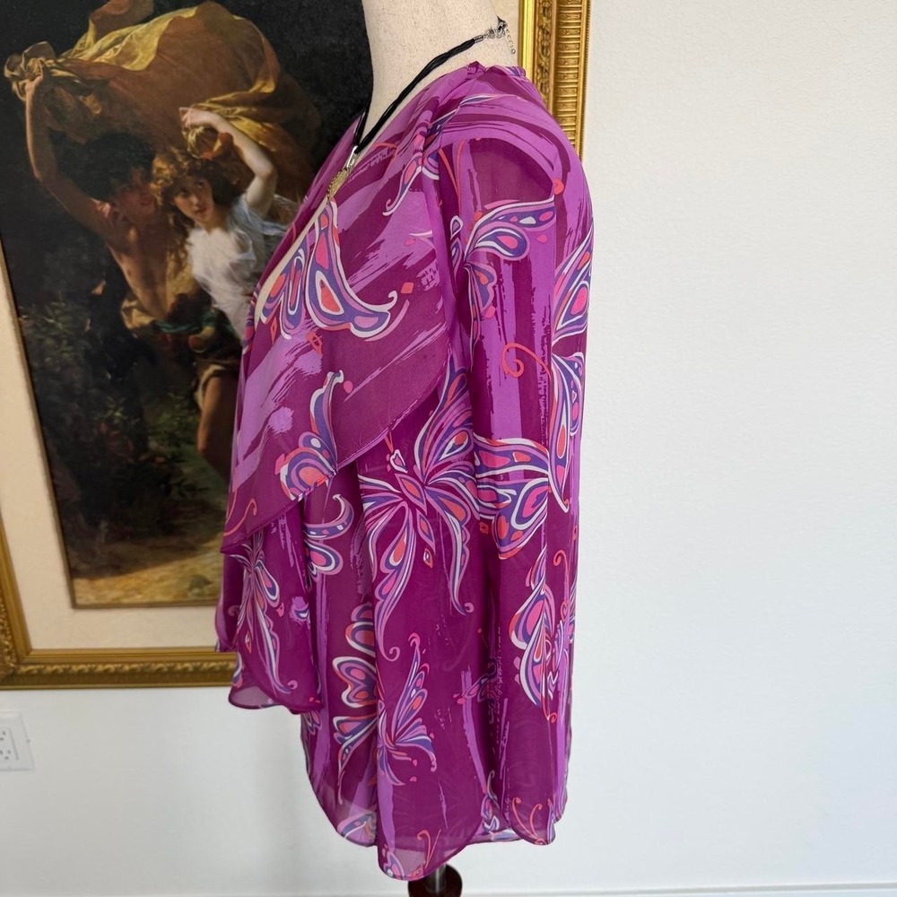 Fairy Butterfly Sheer Shawl - Picture 2 of 7